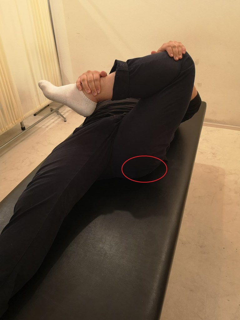 おしりのストレッチ