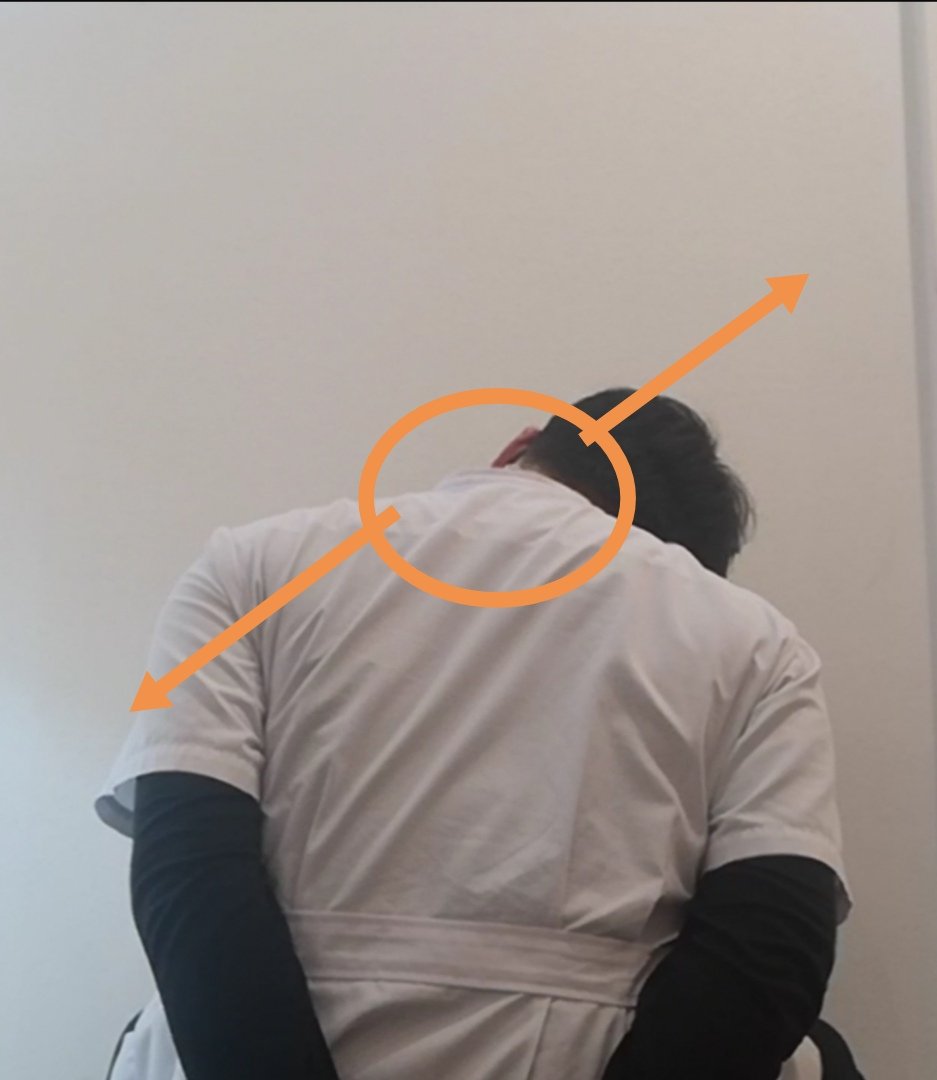 首曲げストレッチ